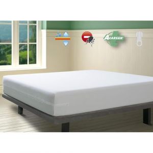 savel Housse de Matelas avec Traitement Contre Les acariens Imperméable et Respirante | 105x190/200 cm | Jusqu'à 30 cm d'épaisseur