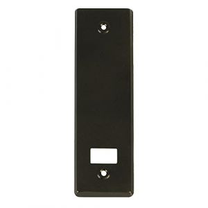 Amig - Enjoliveur ou couvercle en aluminium avec finition bronze pour récupérateur de volets | Dimensions : 22,2 x 6,5 cm | Distance entre les vis 17 cm | Épaisseur 0,5 mm