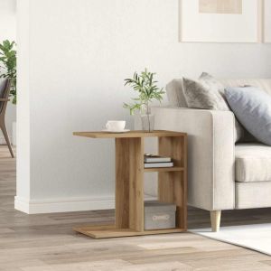 VidaXL Table d'appoint chêne artisanal 50x30x50 cm bois d'ingénierie