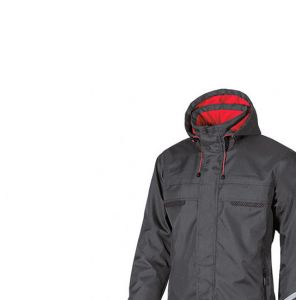 U-Power Blouson de travail avec deux grandes poches poitrine avec rabat et fermeture velcro - SNOW Grey Meteorite - DW026GM - taille: 2XL - Gris