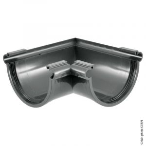 GIRPI Angle mixte à joint pour gouttière demi-ronde développé 25 Tdl80a pvc N/A