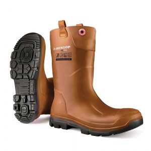 Image de Coverguard Botte de sécurité fourées RIGAIR PRO FUR S5 SRA SRC CI Dunlop marron/noir P41 - 9RFPO90041