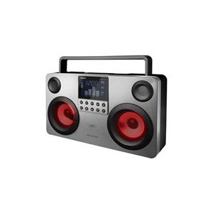 Image de SDigital GB-3700 Light Show - Enceinte portable sans fil Bluetooth avec port USB, tuner FM et éclairage LED