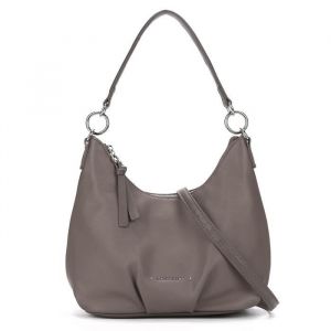 David Jones Sac &agrave; Main Bandouli&egrave;re Port&eacute; Epaule Femme - Sac Banane Simili Cuir PU Port&eacute; Crois&eacute; Travers - Besace Anse Poign&eacute;e - Sacoche Souple Ville Mode Tendance Elegant - Gris Taupe