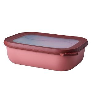 Rosti mepal Bol Multifonction Rectangulaire - Boîte Conservation Alimentaire avec Couvercle - Convient comme Boîte de Hermétique pour le Réfrigérateur, Micro-ondes & Congélateur - 1000 ml - Vivid mauve