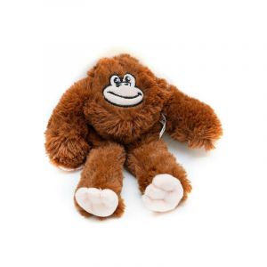 Jouet pour chien en peluche Gloria Mizaru Singe Brown Marron