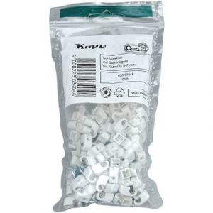 Kopp Cavalier pour plage de &Oslash;: 4 &agrave; 7 mm 345504087 gris 100 pc(s)