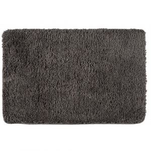 Wenko Tapis de bain Belize gris souris, 60 x 90 cm, microfibre