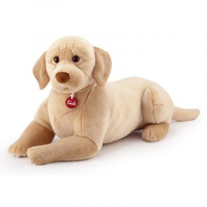Trudi Sevi Labrador Liam Peluche Chien, Cadeau de No&euml;l et d'anniversaire | 27x34x74cm Taglia XL | Chiens en Peluche Classiques | mod&egrave;le22874