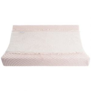 Baby's Only Housse de matelas à langer Happiness Vieux rose-Ecru (45 x 70 cm)