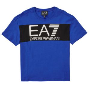 T-shirt enfant Emporio Armani EA7 6LBT58-BJ02Z-1597 Bleu - Taille 12 ans