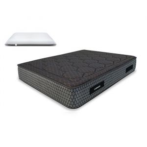 AB Matelas - Matelas mousse Cosmos Black - 90x190cm et 1 Oreiller 70x40cm - accueil m&eacute;moire de forme - 28 cm