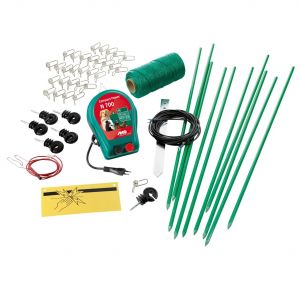 Kerbl Lot de 30 kit pour clôture électrique clips métalliques inox