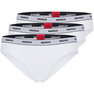 Boss Effect Culotte HUGO Stripe Logo blanc gris noir (3 unités) - S