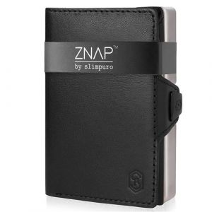 Porte Carte Slimpuro Airtag Apple Portefeuille Cuir Porte Carte Bancaire Sécurisé Portefeuille Porte Monnaie Homme Femme