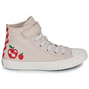 Converse Baskets montantes enfant CHUCK TAYLOR ALL STAR CHECKERED ACCENTS EASY-ON Blanc - Taille 27,28,29,30,31,32,33,34,35