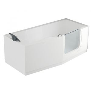 Image de Novellini Combiné Bain/Douche IRIS 160x70/80 - Version droite - 2 Tabliers