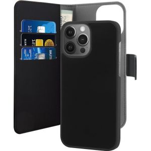 Image de Puro Coque et étui téléphone mobile Etui folio magnet noir pour iPhone 13 PRO