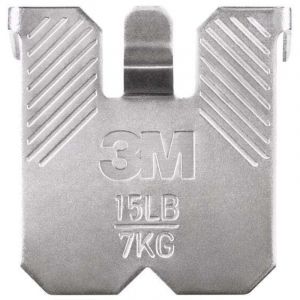 Crochet pour tableaux sp&eacute;cial plaque de pl&acirc;tre 3M CLAW 7 kg, 3PH7-2WMR, 2 crochets