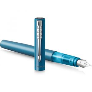 Parker Stylo plume - Bleu - Vector XL - Plume moyenne - Rechargeable