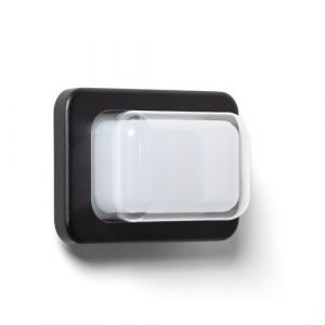 TechBrey Applique Murale Extérieure LED 8W Éclairage Rectangulaire Noire Gulpos Noir mat