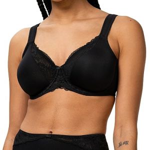 Triumph Modern Lace+Cotton W Soutien-Gorge, Noir, 115C Femme