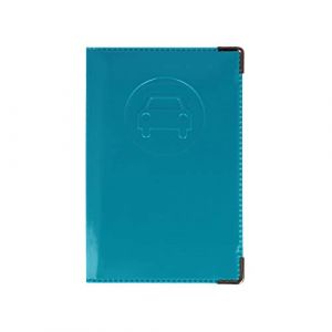 Porte-papiers voiture NOUVEAU PERMIS couleur motif bleu canard - Fabrication fran&ccedil;aise - PVC &ndash; PAPIERS FRAN&Ccedil;AIS &ndash; Carte grise