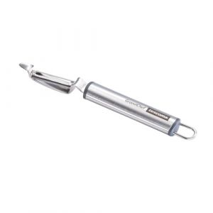 Tescoma 428232 Éplucheur avec Lame Longue en Acier Inoxydable, Gris