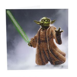 OZ INTERNATIONAL Carte à diamanter - Yoda STAR WARS 18x18cm - Crystal Art