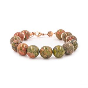 Bracelet Femme Sloya Kamelia Unakite