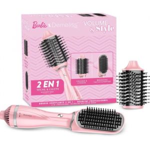 Demeliss Brosse soufflante Volume & Style Barbie