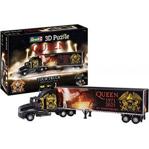 Revell 3D Puzzles 3D-00230-Camion Tournée Queen 50è Anniversaire à Construire Puzzle 3D, 230