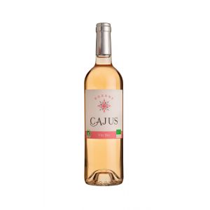 Cajus Vin rosé bio Roxane AOC Bordeaux. La bouteille de 75 cl