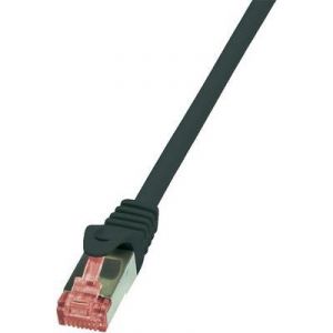 Logilink CQ2033S - Câble réseau CAT. 6 S/FTP 1 m noir