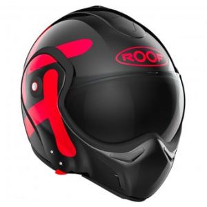 Roof Casque RO9 Boxxer Twin Noir Rouge - Taille XS