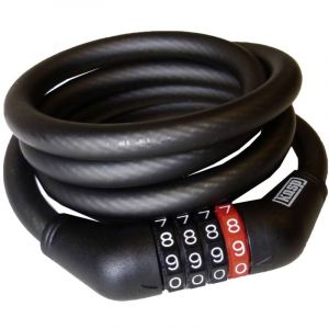 Kasp K4751215D Câble antivol noir fermeture à combinaison