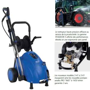Alto Poseidon 5-41 Paxt - Nettoyeur haute pression 180 bars 840 L/h avec enrouleur (107146708)