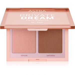 Astra Melhor Dto! Private Dream Face Palette 2 Posh Duo Blush Bronzer