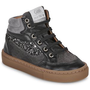 GBB Baskets montantes enfant COURAGEUX Noir - Taille 28,29,30,31,32,33,34