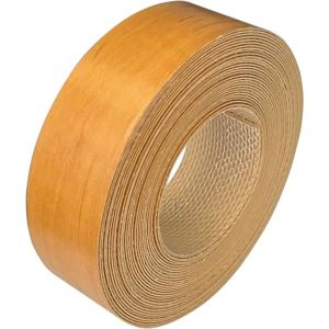 Cyclingcolors 1x Bande de Chant Thermocollant 21mm x 5m Epaisseur 0,50mm Mélaminé Facile à Appliquer Bricolage Étagère Meuble Panneau Bois Durable, aulne