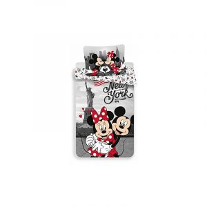 Jerry Fabrics Literie Mickey & Friends Caract&egrave;re Housse de Couette, Coton, Multicolore, 200x140x0,5 cm