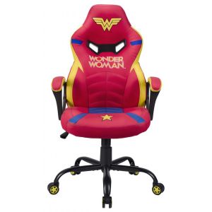 Subsonic Siège gamer Junior Wonder Woman Rouge et jaune