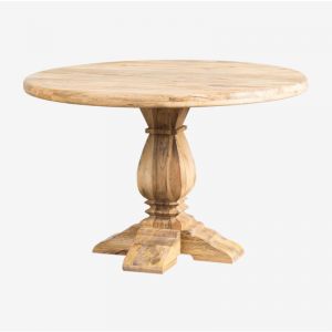 Table de Salle à Manger Ronde en Manguier Rusbby SKLUM Ø120 cm 77 - 78 cm