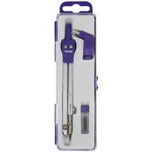 MILAN &Eacute;tui compas bleu, adaptateur universel