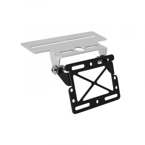 Support de plaque d'immatriculation moto aluminium avec support clignotant ajustable Avoc M1