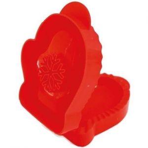 Scrapcooking Moule Chausson Moufle - Découpoir Noël pour Faire des Chaussons Fourrés - Pâtisserie, Cuisine - Emporte-Pièce - Empanadas Raviolis - Chaussons Crème de Marrons - 2155