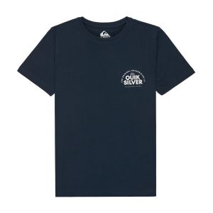 Quiksilver T-shirt Fundamental Ride manches courtes bleu marine blanc gar&ccedil;on - 10