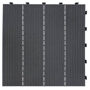 Ribimex Dalle de terrasse grise 45x45cm