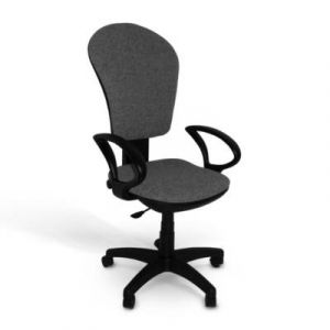 Fauteuil de bureau ART PROG Juliette Gris Roulettes pour sol souple