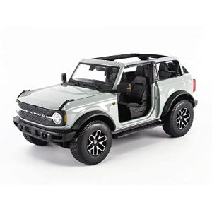 Maisto Voiture Miniature de Collection 1-18 - FORD Bronco (No Door) - 2021 - Grey - 31457S
